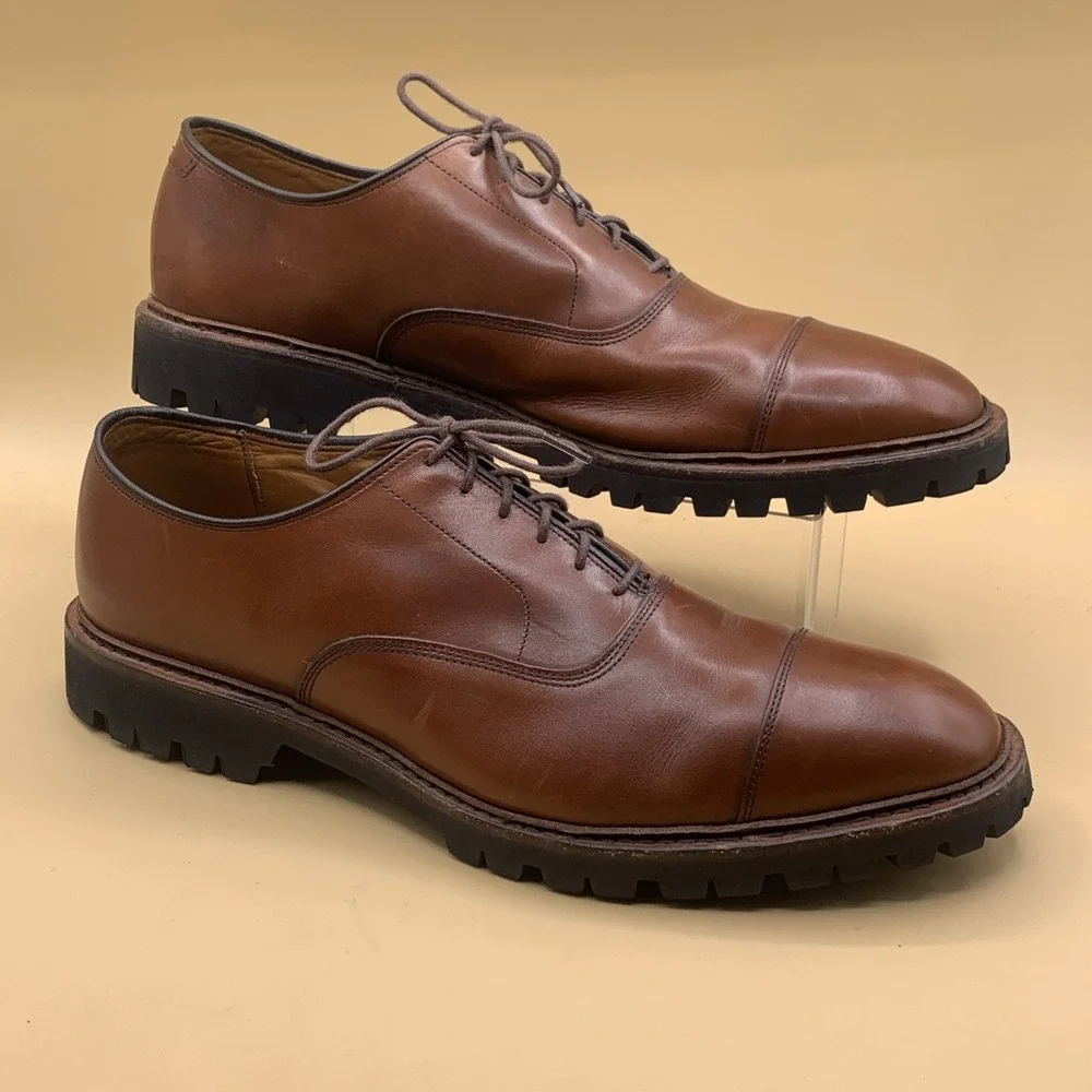 Allen Edmonds Men's Park Avenue Cap Toe Lace Up Leather Oxford Lug- Size 13 D